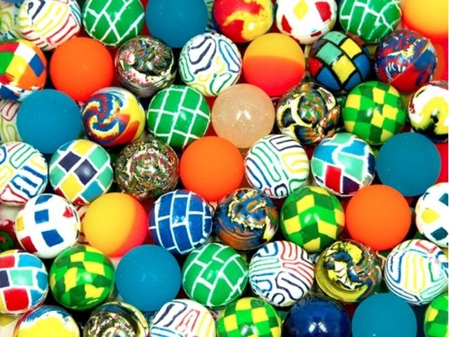 Мягкая игрушка Мячи прыгуны 25 мм супер микс