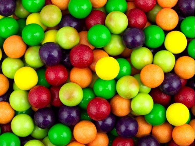 Мягкая игрушка Жев. резинка rusgum взрывной фрукт 22 мм. 8*200 штук