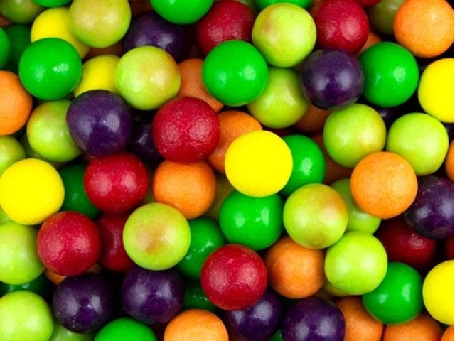 Мягкая игрушка Жев. резинка rusgum взрывной фрукт 27 мм. 7*130 штук