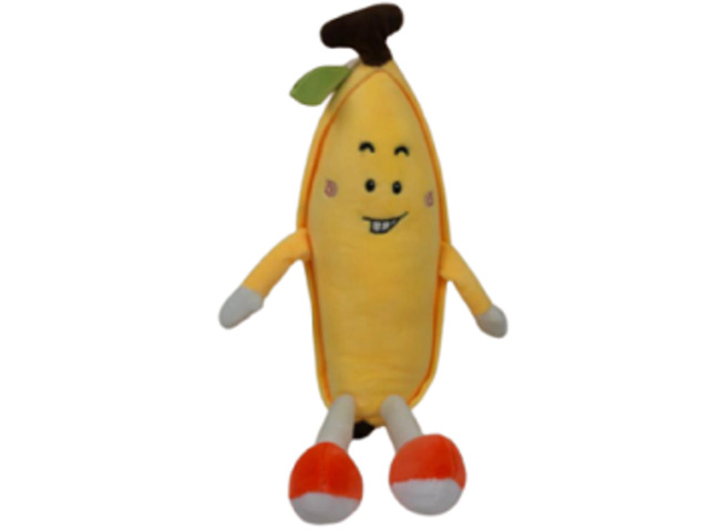 Мягкая игрушка Банан с ножками и ручками